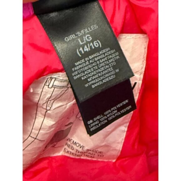 NEW The North Face girls youth large 14/16 pink Hyvent EZ Grow snow pants - Picture 3 of 7